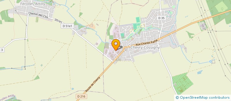 localisation de l'entreprise SCI CHEVRY  CHEVRY-COSSIGNY