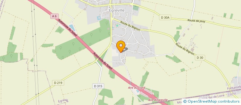 localisation de l'entreprise SCI CHEVRY BOUZARD à EGREVILLE