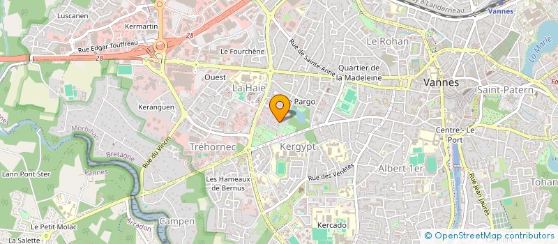 localisation de l'entreprise SCI CHEYENNE à VANNES