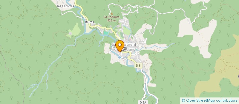 localisation de l'entreprise SCI CHEYENNE  SAINT-LAURENT-DE-CERDANS