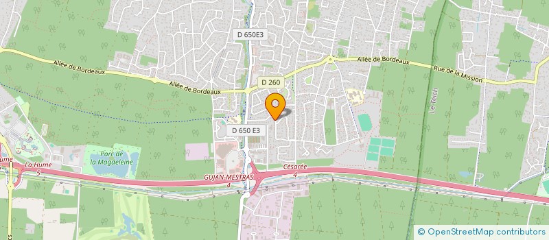 localisation de l'entreprise SCI CHEYRON PRADES à GUJAN-MESTRAS