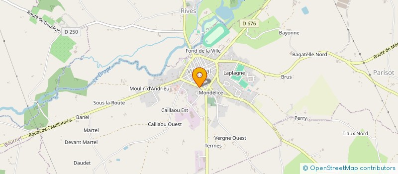 localisation de l'entreprise SCI CHEYROU  VILLEREAL