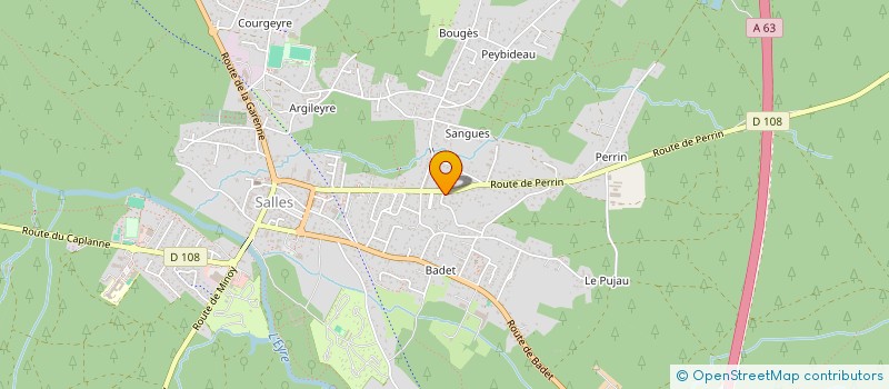 localisation de l'entreprise SCI CHEYSSAC DE MEYER  SALLES