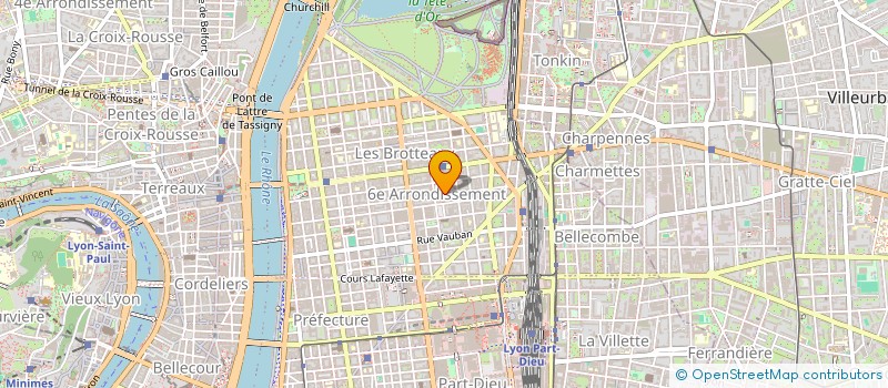 localisation de l'entreprise SCI CHEYSSON NJF  LYON