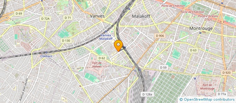 localisation de l'entreprise SCI CHEZ ALEX  MALAKOFF