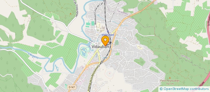 localisation de l'entreprise SCI CHEZ ALINE  VIDAUBAN