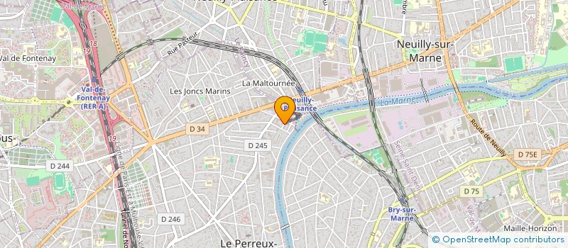 localisation de l'entreprise SCI CHEZ BALOU  LE PERREUX-SUR-MARNE