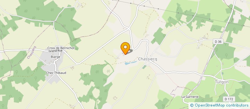 localisation de l'entreprise SCI CHEZ BAUQUET à CHASSIECQ