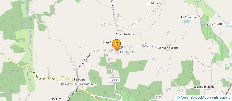 localisation de l'entreprise SCI CHEZ BOUFFARD à BESSAC