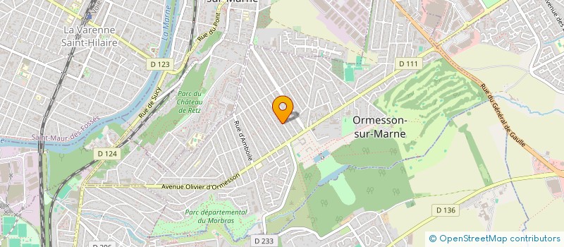 localisation de l'entreprise SCI CHEZ BRUNO  ORMESSON-SUR-MARNE