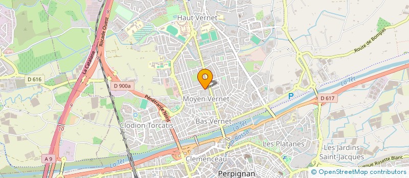 localisation de l'entreprise SCI CHEZ CATALOGNE  PERPIGNAN