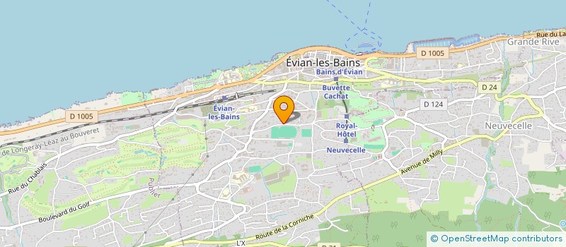 localisation de l'entreprise SCI CHEZ COLLOMB  EVIAN-LES-BAINS