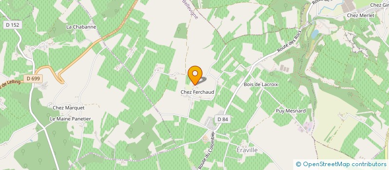 localisation de l'entreprise SCI CHEZ DENISE à BELLEVIGNE