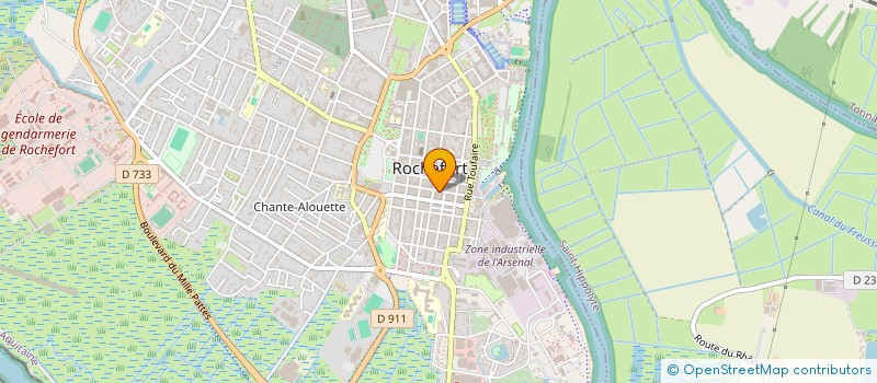 localisation de l'entreprise SCI CHEZ GRENON  ROCHEFORT