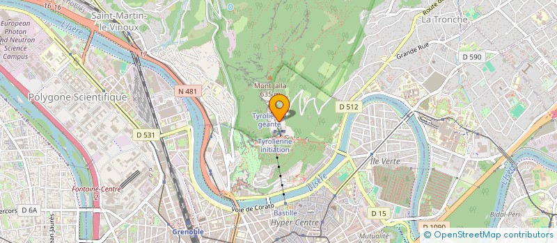localisation de l'entreprise SCI CHEZ LE PER'GRAS  GRENOBLE