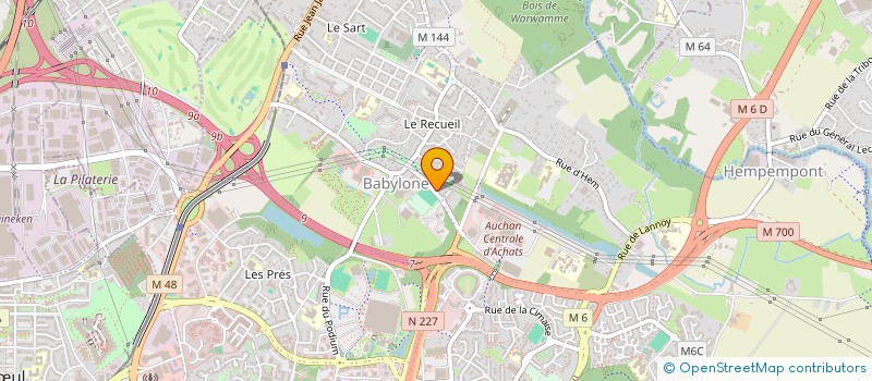 localisation de l'entreprise SCI CHEZ LEOPOLDINE à VILLENEUVE D ASCQ