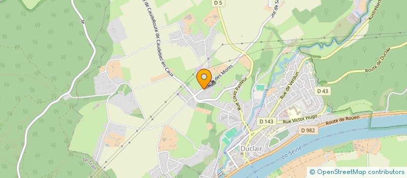 localisation de l'entreprise SCI CHEZ M ET R  DUCLAIR