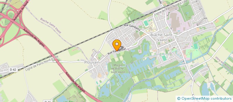 localisation de l'entreprise SCI CHEZ MARIE  PLOUVAIN