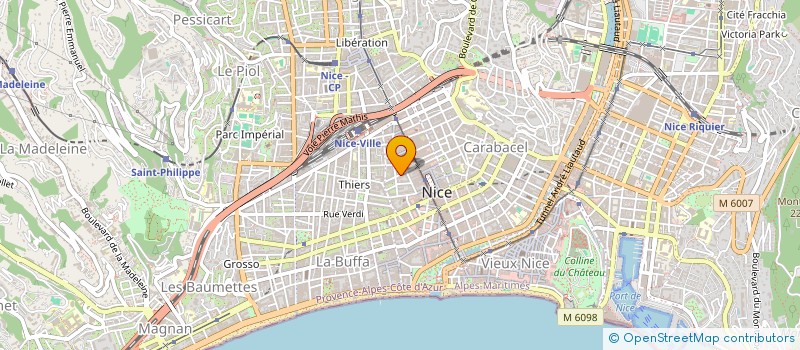 localisation de l'entreprise SCI CHEZ MARIE ANGE à NICE