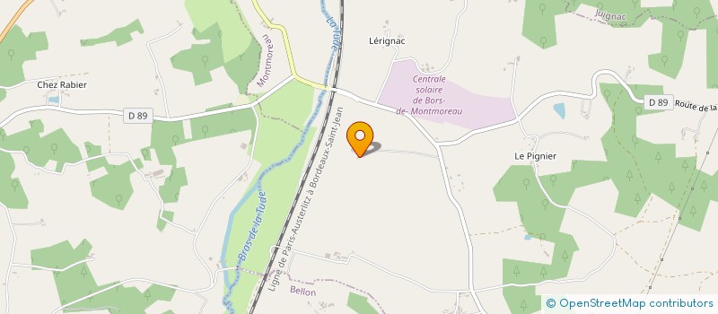 localisation de l'entreprise SCI CHEZ MARTIN à BORS (CANTON DE TUDE-ET-LAVALETTE)