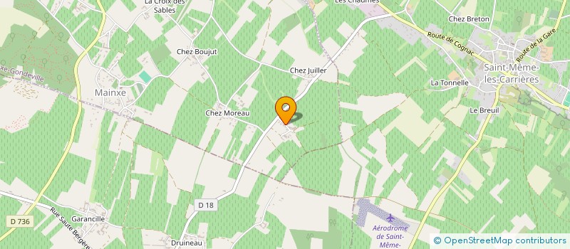 localisation de l'entreprise SCI CHEZ MICHELET à MAINXE-GONDEVILLE