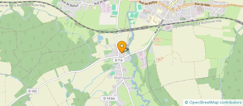 localisation de l'entreprise SCI CHEZ MIMI  MANSPACH