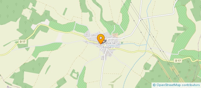 localisation de l'entreprise SCI CHEZ NANE  BAGNEUX-LA-FOSSE