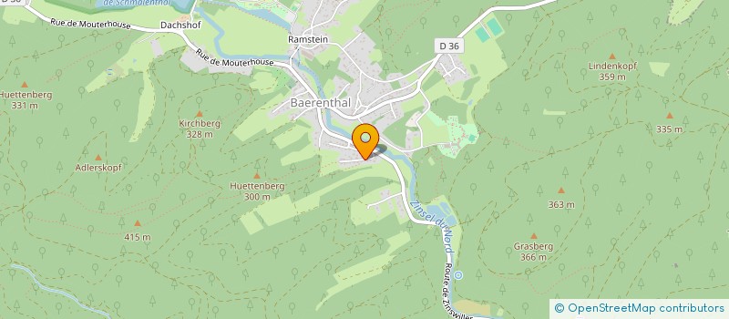 localisation de l'entreprise SCI CHEZ NIKO  BAERENTHAL