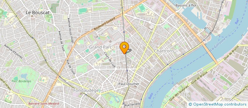 localisation de l'entreprise SCI CHEZ NOU'S  BORDEAUX