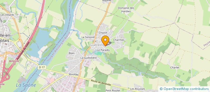 localisation de l'entreprise SCI CHEZ NOUS  GUEREINS