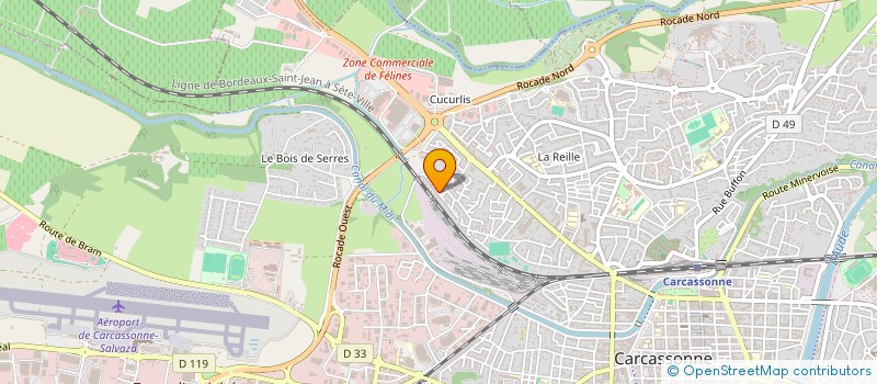 localisation de l'entreprise SCI CHEZ NOUS à CARCASSONNE