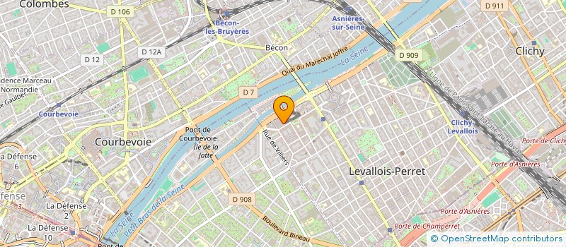 localisation de l'entreprise SCI CHEZ NOUS à LEVALLOIS-PERRET