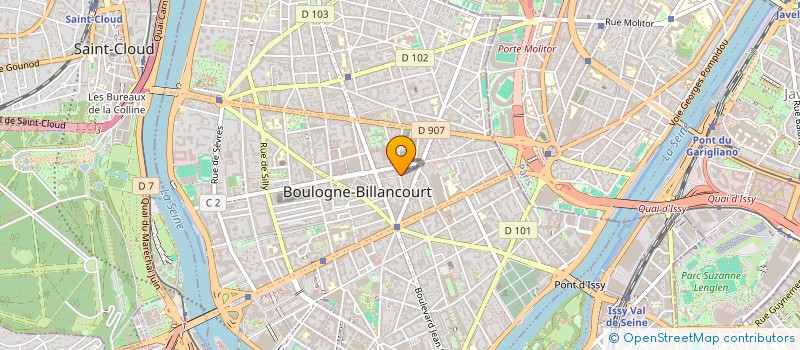 localisation de l'entreprise SCI CHEZ NOUS 92 à BOULOGNE-BILLANCOURT