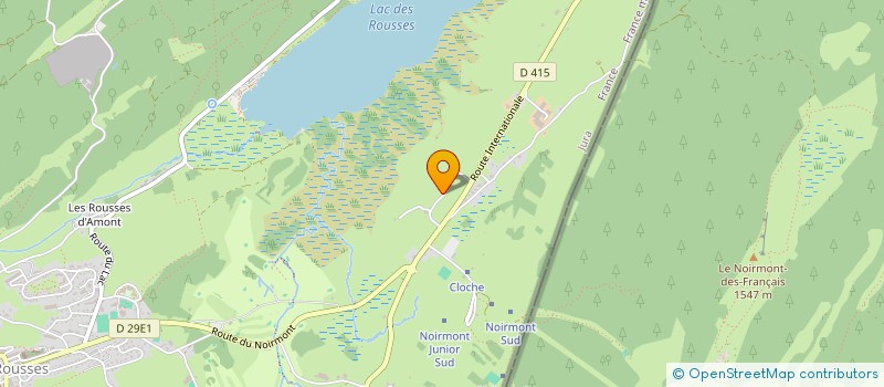 localisation de l'entreprise SCI CHEZ PERQUET  LES ROUSSES