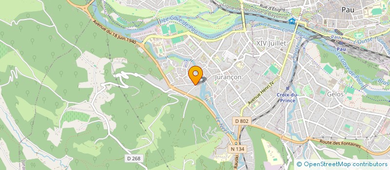 localisation de l'entreprise SCI CHEZ RUFFET à JURANCON
