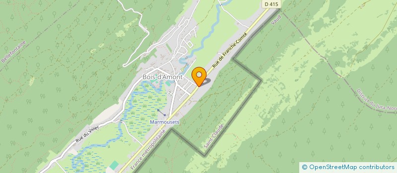 localisation de l'entreprise SCI CHEZ THOMAS  BOIS-D'AMONT