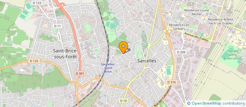 localisation de l'entreprise SCI CHEZ VICTOR à SARCELLES