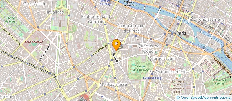 localisation de l'entreprise SCI CHEZELLE  PARIS