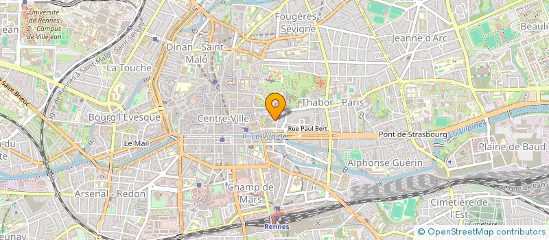 localisation de l'entreprise SCI CHEZY 31  RENNES