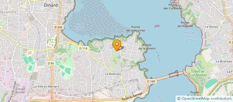 localisation de l'entreprise SCI CHEZY  DINARD