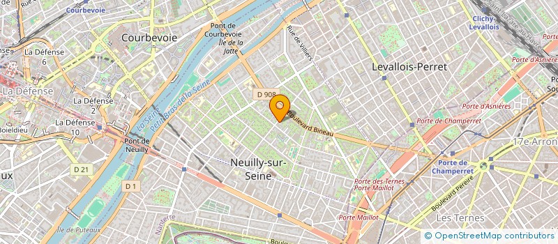 localisation de l'entreprise SCI CHEZY à NEUILLY-SUR-SEINE