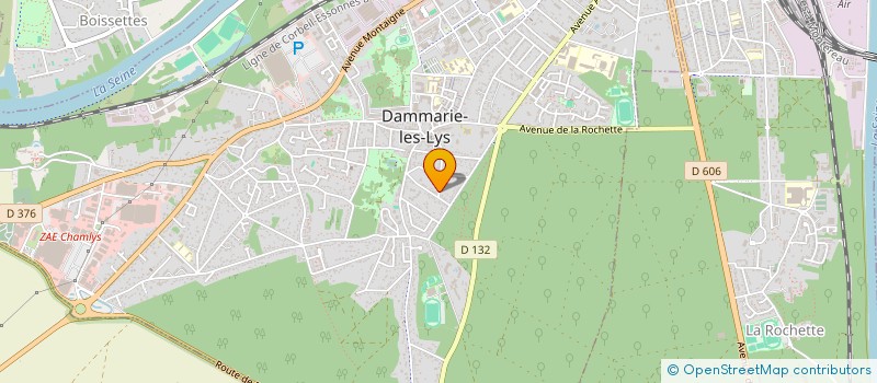 localisation de l'entreprise SCI CHFAR à DAMMARIE-LES-LYS