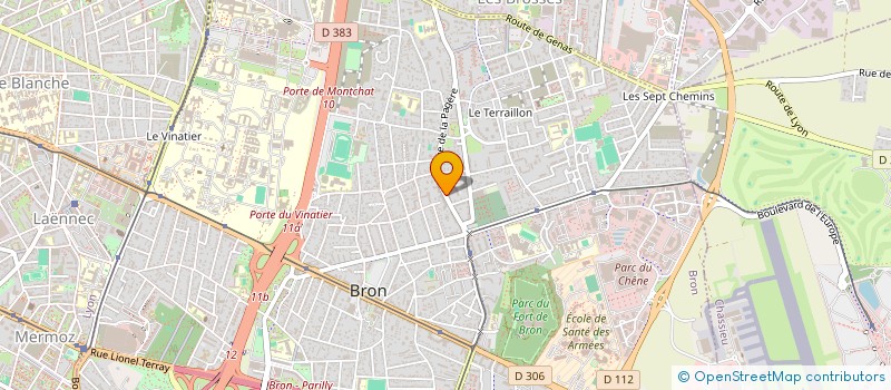 localisation de l'entreprise SCI CHFIRA  BRON