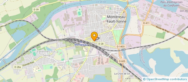 localisation de l'entreprise SCI CHFP à MONTEREAU-FAULT-YONNE