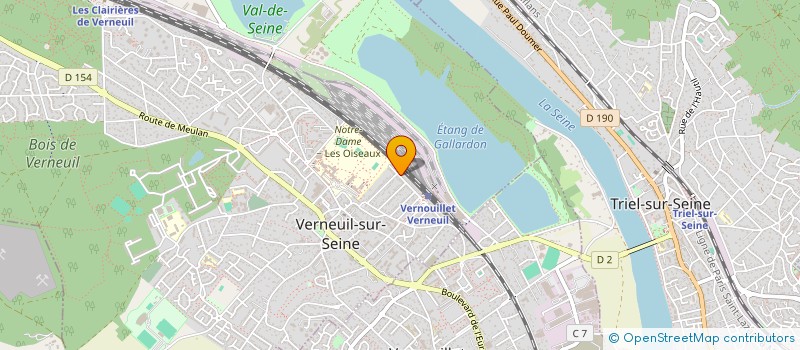 localisation de l'entreprise SCI CHHIENG-CHOU  VERNEUIL-SUR-SEINE