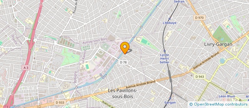 localisation de l'entreprise SCI CHHIN à LES PAVILLONS-SOUS-BOIS