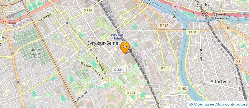 localisation de l'entreprise SCI CHIA ET ASSOCIES à IVRY-SUR-SEINE