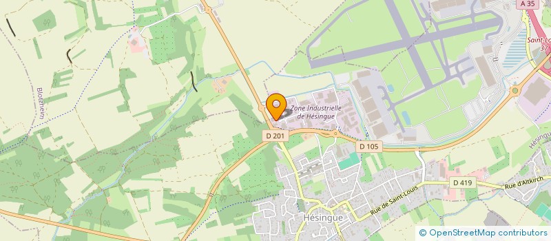 localisation de l'entreprise SCI CHIAMANO  HESINGUE