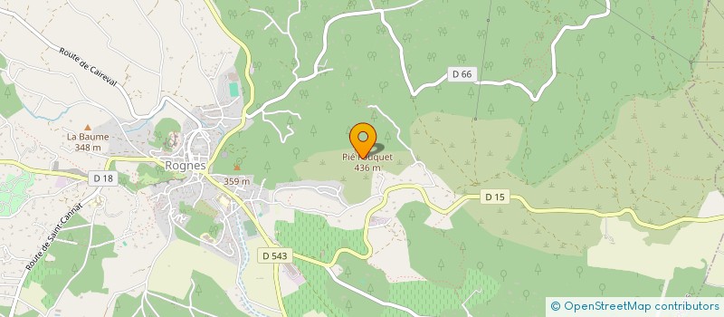 localisation de l'entreprise SCI CHIARA  ROGNES