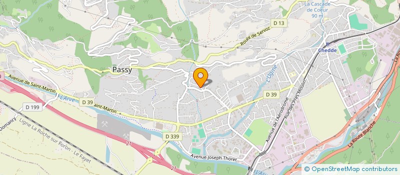 localisation de l'entreprise SCI CHIARA  PASSY